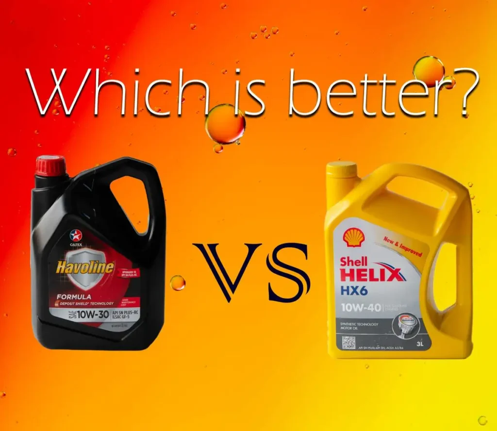 Shell Helix ve Caltex Engine Oils