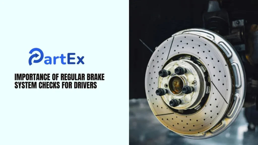 Close-up of brake components