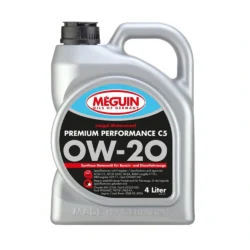 Meguin Engine Oil SAE 0W-20 4L Premium Performance C5 bottle.