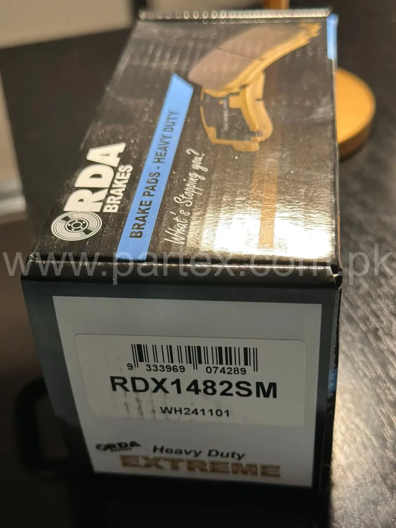 RDA Brake Pads for Toyota Fortuner and Hilux – Front and Rear Options available at Partex