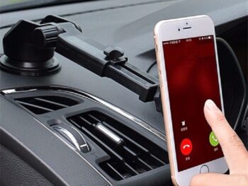 Universal magnetic suction cup car phone holder mount.
