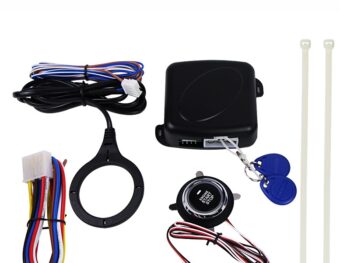 Smart engine start-stop button with anti-theft immobilizer function.