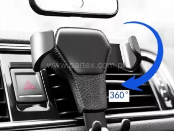 ATS-0714 universal gravity car phone holder in black.