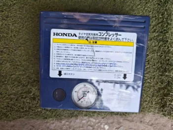 Honda Genuine Tyre Air Compressor Kabli with Pressure Gauge