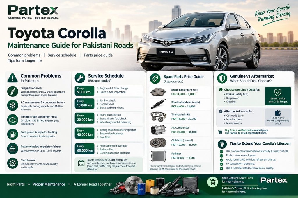 Toyota Corolla maintenance Pakistan
