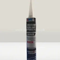 AWT CN800 silicone sealant cartridge features, cautions, and instructions label view