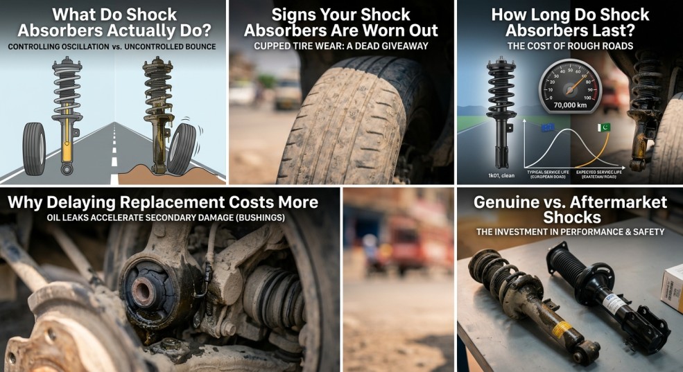 shock absorbers signs of wear